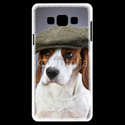 Coque Samsung A7 Beagle avec casquette