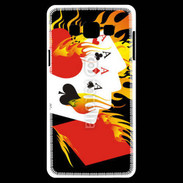 Coque Samsung A7 Cartes et feu
