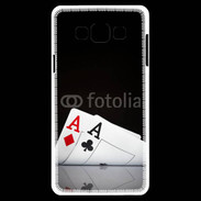 Coque Samsung A7 Paire d'As au poker 85