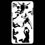Coque Samsung A7 Silhouette de basketeur