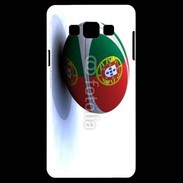 Coque Samsung A7 Ballon de rugby Portugal
