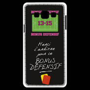 Coque Samsung A7 Merci l'arbitre Bonus offensif-défensif Noir