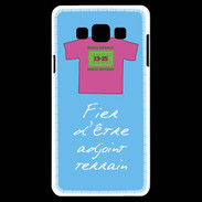 Coque Samsung A7 Bonus offensif-Défensif Adjoint terrain Bleu