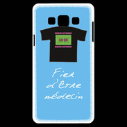 Coque Samsung A7 Médecin Bonus offensif-défensif Bleu 2