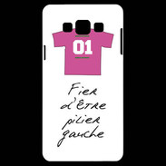 Coque Samsung A7 Pilier gauche Bonus offensif-défensif Blanc