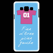 Coque Samsung A7 Pilier gauche Bonus offensif-défensif Bleu