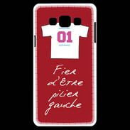 Coque Samsung A7 Pilier gauche Bonus offensif-défensif Rouge
