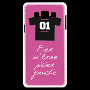 Coque Samsung A7 Pilier gauche Bonus offensif-défensif Rose 2