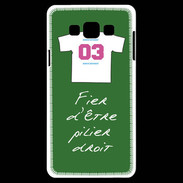Coque Samsung A7 Pilier droit Bonus offensif-défensif Vert