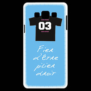 Coque Samsung A7 Pilier droit Bonus offensif-défensif Bleu 2