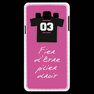 Coque Samsung A7 Pilier droit Bonus offensif-défensif Rose 2
