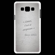 Coque Samsung A7 Aimer Gris Citation Oscar Wilde