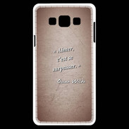 Coque Samsung A7 Aimer Rouge Citation Oscar Wilde