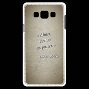 Coque Samsung A7 Aimer Sepia Citation Oscar Wilde