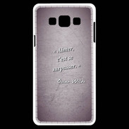 Coque Samsung A7 Aimer Violet Citation Oscar Wilde