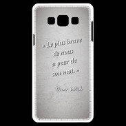 Coque Samsung A7 Brave Gris Citation Oscar Wilde