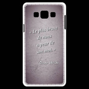 Coque Samsung A7 Brave Violet Citation Oscar Wilde