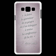 Coque Samsung A7 Spectateur Rose Citation Oscar Wilde