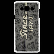 Coque Samsung A7 Since crane gris 1974