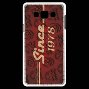 Coque Samsung A7 Since crane rouge 1978