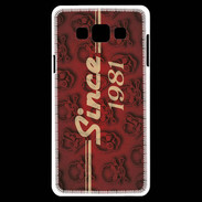 Coque Samsung A7 Since crane rouge 1981