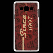 Coque Samsung A7 Since crane rouge 1997