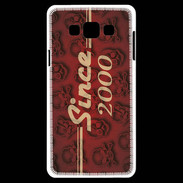 Coque Samsung A7 Since crane rouge 2000