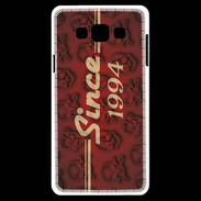 Coque Samsung A7 Since crane rouge 1994