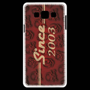 Coque Samsung A7 Since crane rouge 2003