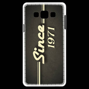 Coque Samsung A7 Since 1971 gris
