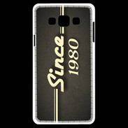 Coque Samsung A7 Since 1980 gris