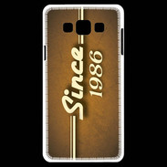 Coque Samsung A7 Orange since 1986