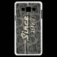 Coque Samsung A7 Since crane gris 1977