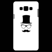 Coque Samsung A7 chapeau moustache