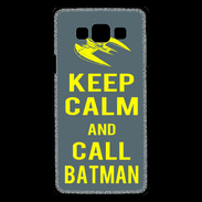 Coque Samsung A7 Keep Calm Call Batman Gris