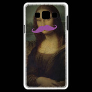 Coque Samsung A7 Moustache Mona Lisa