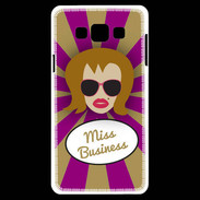 Coque Samsung A7 Miss business Rousse