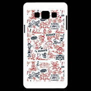 Coque Samsung A7 Adishatz All Over Rugby YM