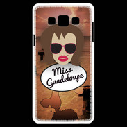 Coque Samsung A7 Miss Guadeloupe Chatain