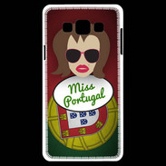 Coque Samsung A7 Miss Portugal Chatain