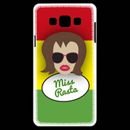 Coque Samsung A7 Miss Rasta Chatain