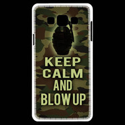 Coque Samsung A7 Keep Calm and Grenade Camouflage