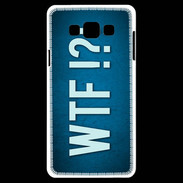 Coque Samsung A7 WTF bleu ZG