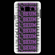 Coque Samsung A7 L'seum violet