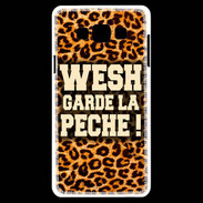 Coque Samsung A7 Wesh garde la pèche Léopard