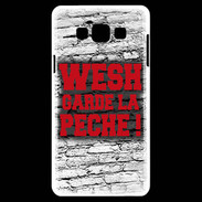 Coque Samsung A7 Wesh garde la pèche Rouge