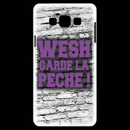 Coque Samsung A7 Wesh garde la pèche Violet