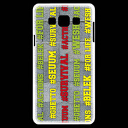 Coque Samsung A7 Wesh Vert Jaune