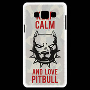 Coque Samsung A7 Keep calm pitbull 1 ZG
