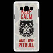 Coque Samsung A7 Keep calm pitbull 2 ZG